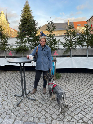 Glühweinstand unseres Stammtischs Weihnachtsmarkt Bernau 2023